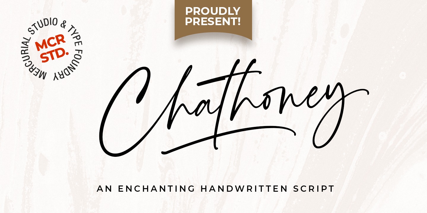 Schriftart Chathoney